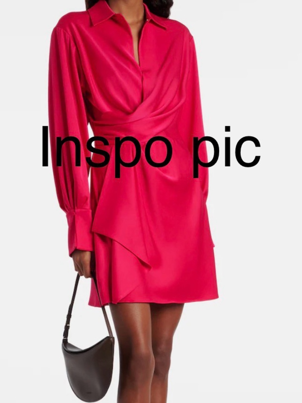 100% Silk Liz Claiborne Coral Pink Long Sleeve Wrap Dress
